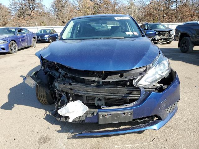 3N1AB7APXKY253552 - 2019 NISSAN SENTRA S BLUE photo 5