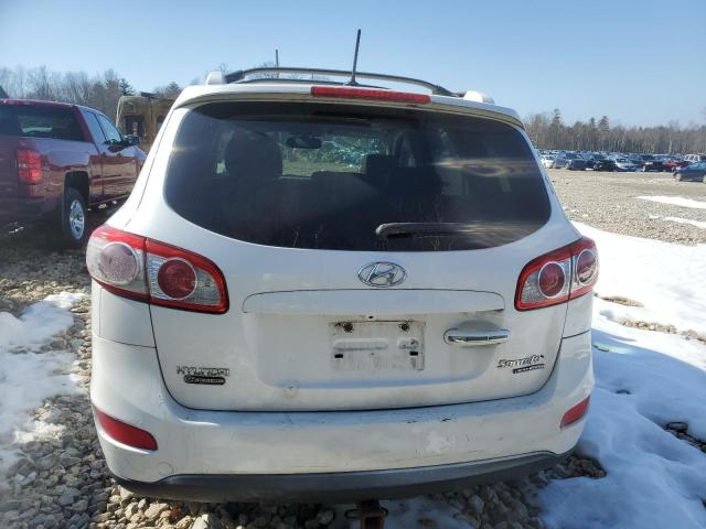 5XYZKDAG9BG064734 - 2011 HYUNDAI SANTA FE LIMITED WHITE photo 6