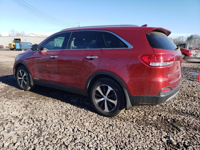 5XYPHDA51HG324749 - 2017 KIA SORENTO EX RED photo 2