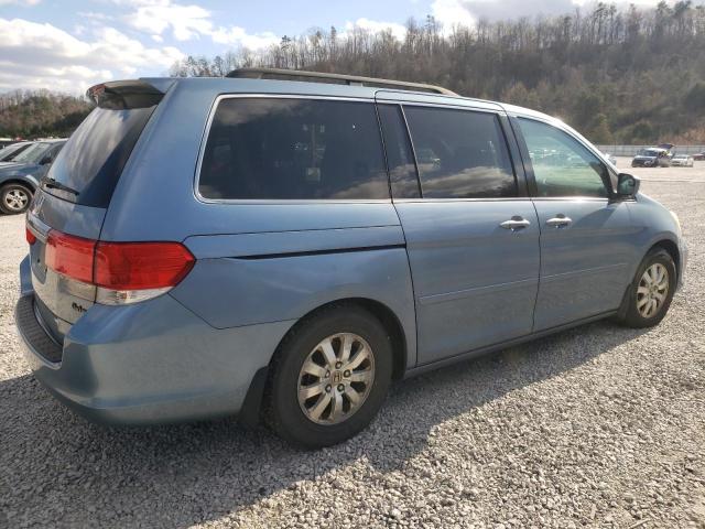 5FNRL38429B043180 - 2009 HONDA ODYSSEY EX BLUE photo 3