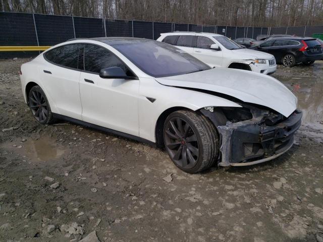 5YJSA1DP6CFS00065 - 2012 TESLA MODEL S 白色 照片 4