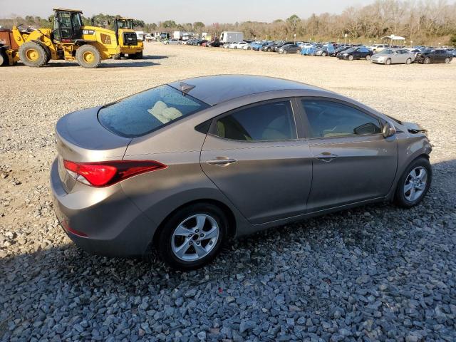 5NPDH4AE7FH649639 - 2015 HYUNDAI ELANTRA SE TAN photo 3