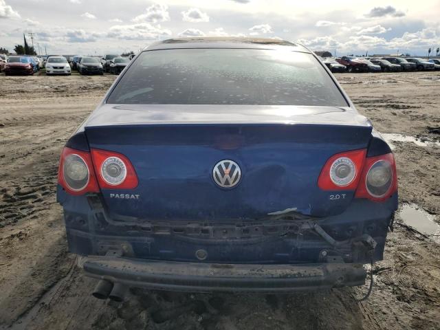 WVWJK73C58P113782 - 2008 VOLKSWAGEN PASSAT TURBO BLUE photo 6