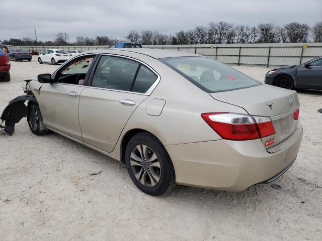 1HGCR2F37FA116798 - 2015 HONDA ACCORD LX GOLD photo 2