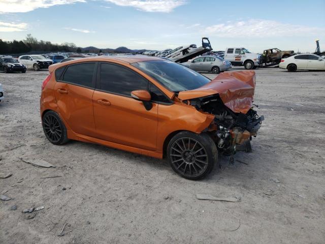 3FADP4GX4HM101998 - 2017 FORD FIESTA ST ORANGE photo 4