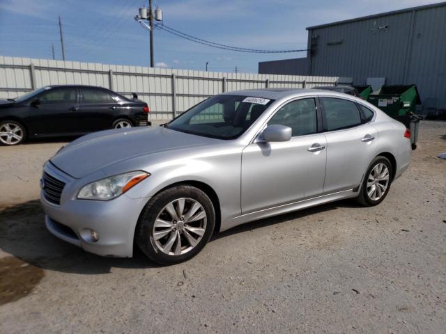 JN1AY1AP8BM520914 - 2011 INFINITI M56 SILVER photo 1