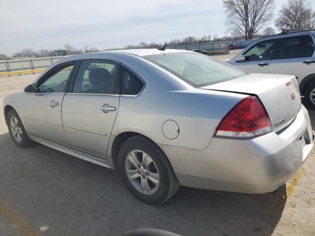 2G1WF5E36C1314407 - 2012 CHEVROLET IMPALA LS SILVER photo 2