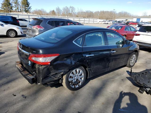 3N1AB7AP3EY225077 - 2014 NISSAN SENTRA S BLACK photo 3