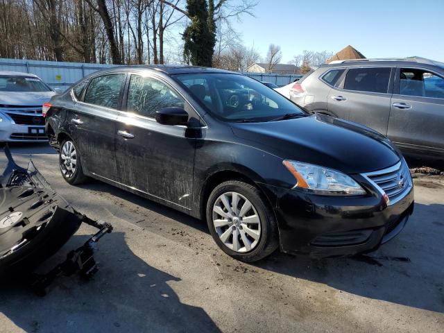 3N1AB7AP3EY225077 - 2014 NISSAN SENTRA S BLACK photo 4