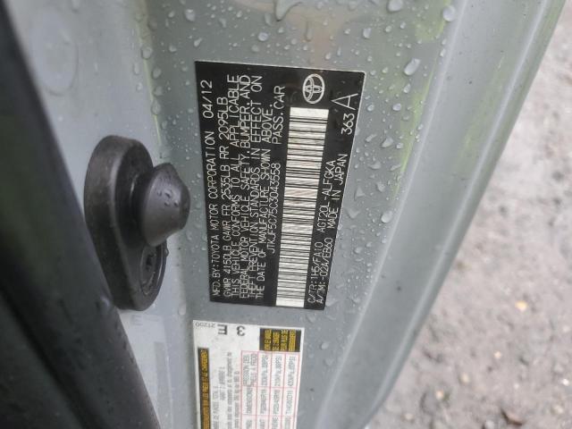 JTKJF5C75C3043558 - 2012 TOYOTA SCION TC 灰色 照片 12