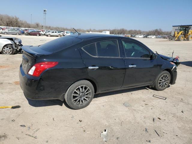 3N1CN7AP7HL822623 - 2017 NISSAN VERSA S BLACK photo 3