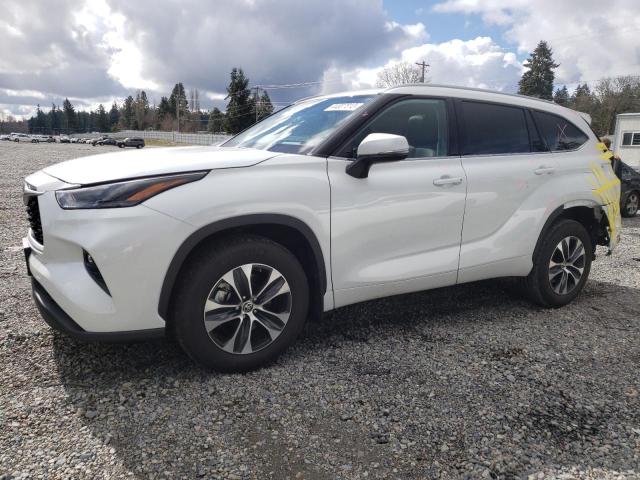 5TDHZRBH4NS162086 - 2022 TOYOTA HIGHLANDER XLE WHITE photo 1