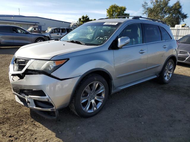 2HNYD2H76BH526906 - 2011 ACURA MDX ADVANCE SILVER photo 1