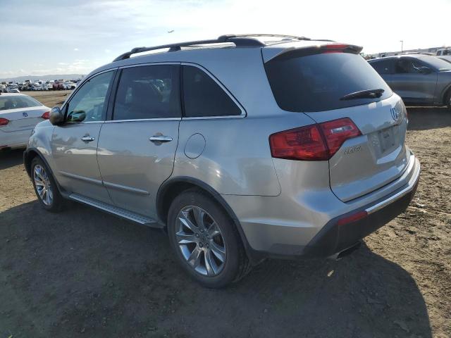 2HNYD2H76BH526906 - 2011 ACURA MDX ADVANCE SILVER photo 2