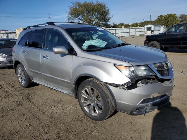 2HNYD2H76BH526906 - 2011 ACURA MDX ADVANCE SILVER photo 4