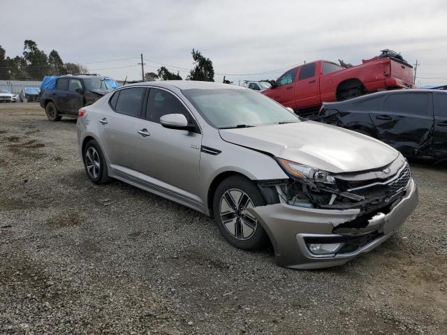 KNAGM4AD8D5050016 - 2013 KIA OPTIMA HYBRID SILVER photo 4