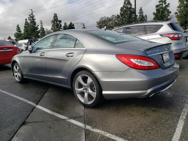 WDDLJ7DB6EA091653 - 2014 MERCEDES-BENZ CLS 550 GRAY photo 2