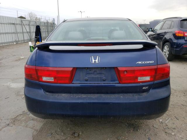 1HGCM56795A117727 - 2005 HONDA ACCORD EX BLUE photo 6