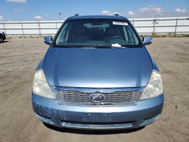 KNDMG4C73B6364023 - 2011 KIA SEDONA LX BLUE photo 5