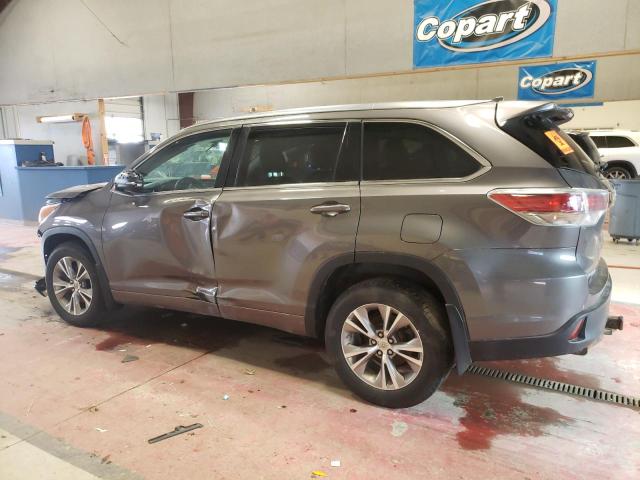 5TDJKRFH2ES018293 - 2014 TOYOTA HIGHLANDER XLE 灰色 照片 2