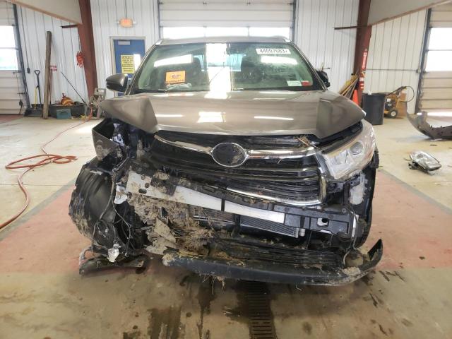 5TDJKRFH2ES018293 - 2014 TOYOTA HIGHLANDER XLE 灰色 照片 5