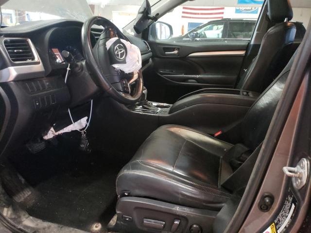 5TDJKRFH2ES018293 - 2014 TOYOTA HIGHLANDER XLE 灰色 照片 7
