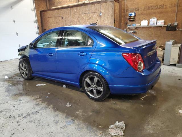 1G1JG5SBXG4131492 - 2016 CHEVROLET SONIC RS BLUE photo 2