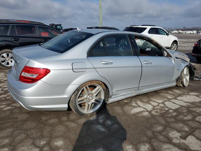 WDDGF4HB4CR214666 - 2012 MERCEDES-BENZ C 250 SILVER photo 3