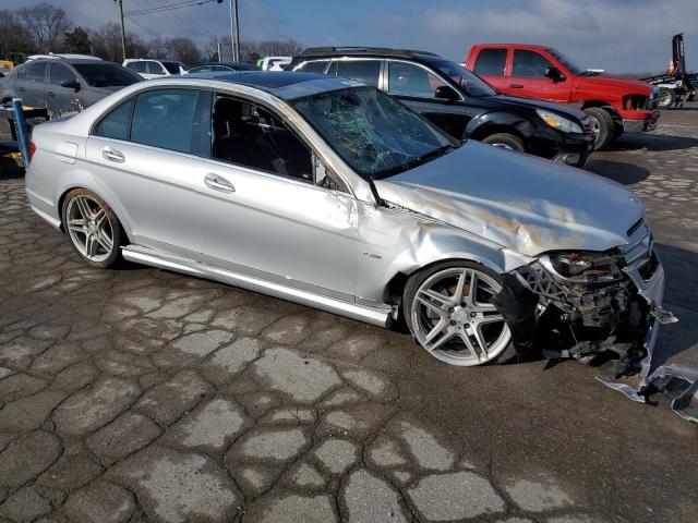 WDDGF4HB4CR214666 - 2012 MERCEDES-BENZ C 250 SILVER photo 4