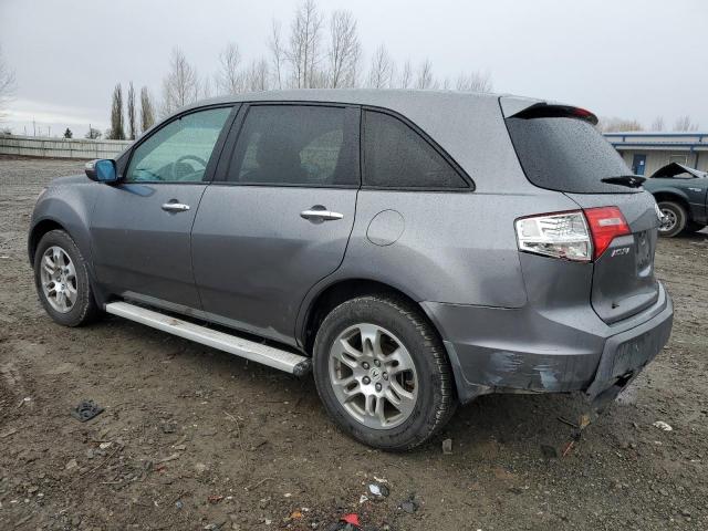 2HNYD28299H003152 - 2009 ACURA MDX CHARCOAL photo 2