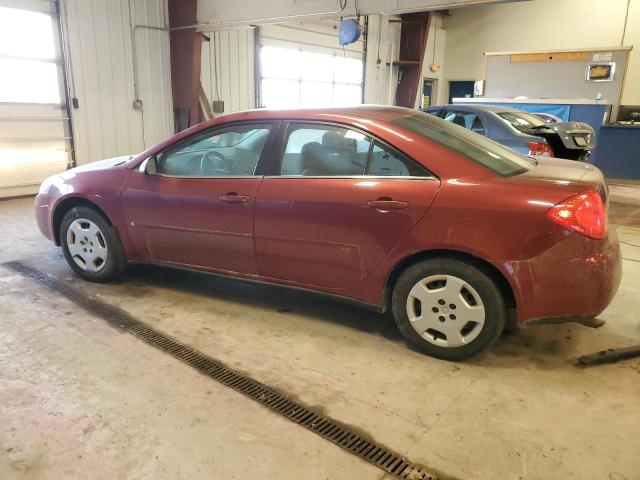 1G2ZF57B284263898 - 2008 PONTIAC G6 VALUE LEADER BURGUNDY photo 2