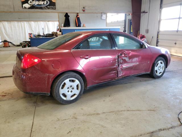 1G2ZF57B284263898 - 2008 PONTIAC G6 VALUE LEADER BURGUNDY photo 3