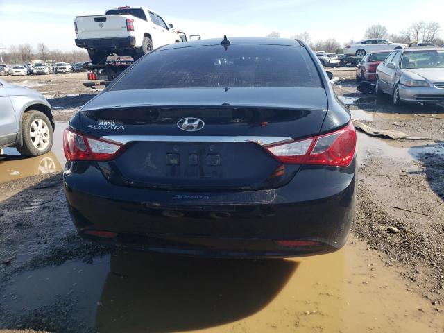 5NPEB4AC0CH435964 - 2012 HYUNDAI SONATA GLS BLACK photo 6