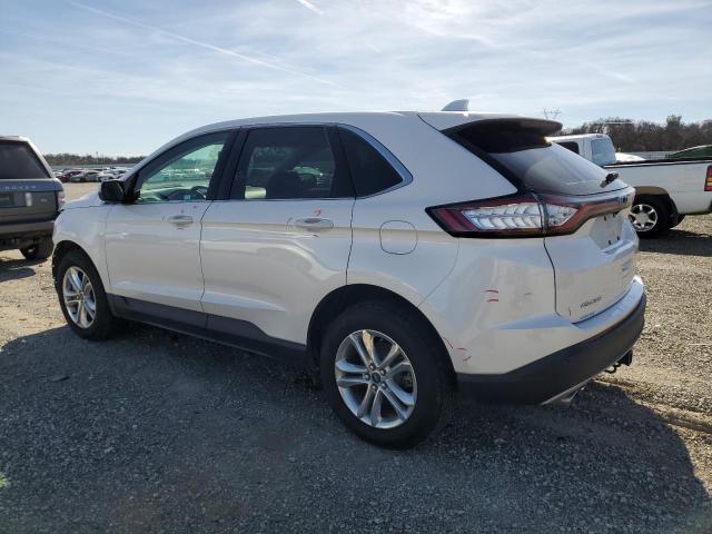 2FMTK4J86FBB50300 - 2015 FORD EDGE SEL WHITE photo 2