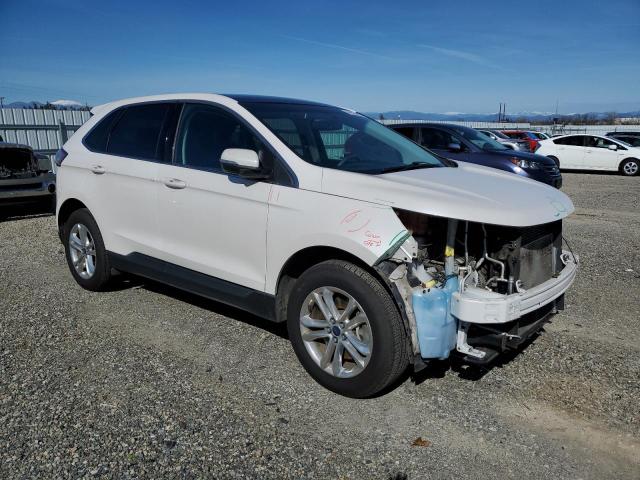 2FMTK4J86FBB50300 - 2015 FORD EDGE SEL WHITE photo 4