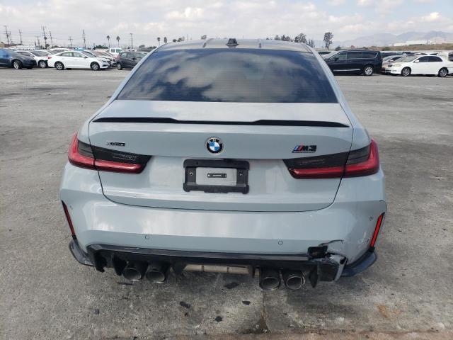 WBS43AY04RFT57848 - 2024 BMW M3 COMPETITION GRAY photo 6