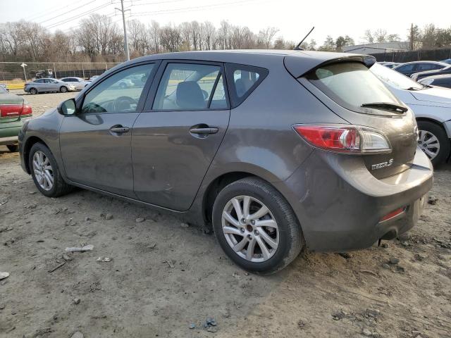 JM1BL1LP7D1822714 - 2013 MAZDA 3 I GRAY photo 2