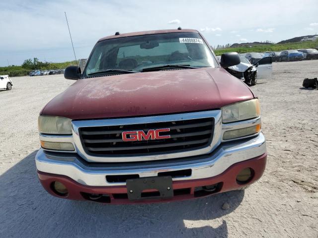 1GTEK19T94E312894 - 2004 GMC SIERRA1500 K1500 BURGUNDY photo 5