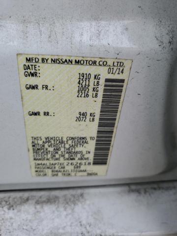 1N4AL3AP7EC262618 - 2014 NISSAN ALTIMA 2.5 WHITE photo 13