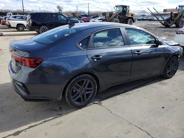 3KPF34AD2ME279782 - 2021 KIA FORTE GT LINE CHARCOAL photo 3