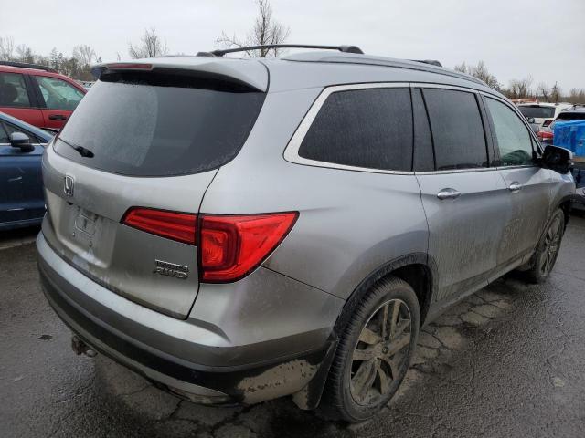 5FNYF6H98JB056763 - 2018 HONDA PILOT TOURING SILVER photo 3