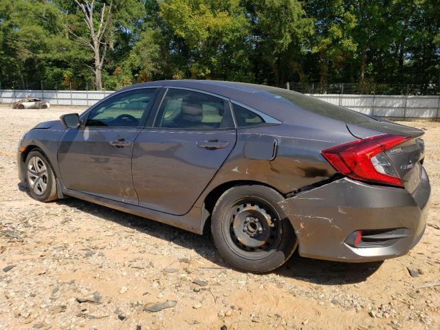 2HGFC2F59JH502052 - 2018 HONDA CIVIC LX GRAY photo 2