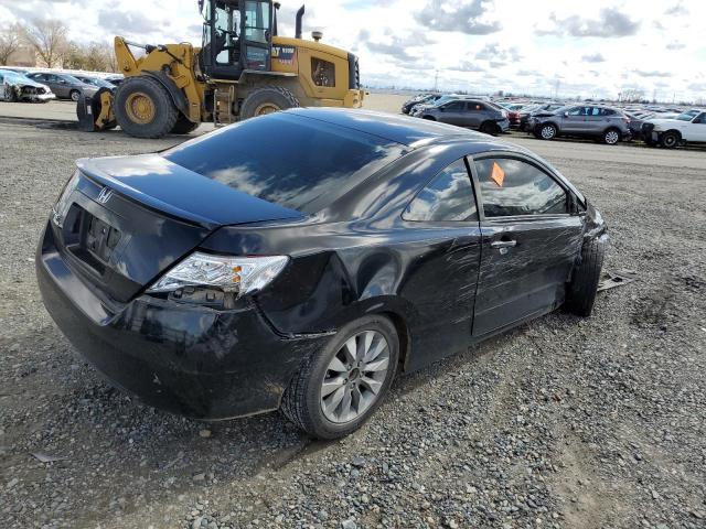 2HGFG1B95BH505314 - 2011 HONDA CIVIC EXL BLACK photo 3