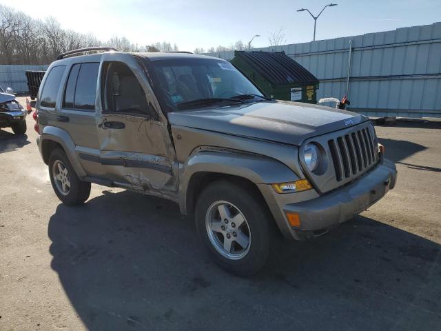 1J4GL38K65W656425 - 2005 JEEP LIBERTY RENEGADE TAN photo 4