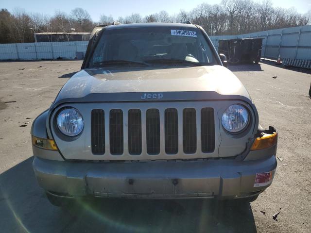 1J4GL38K65W656425 - 2005 JEEP LIBERTY RENEGADE TAN photo 5