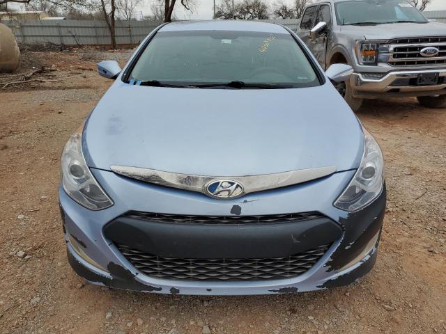 KMHEC4A48DA099572 - 2013 HYUNDAI SONATA HYBRID BLUE photo 5