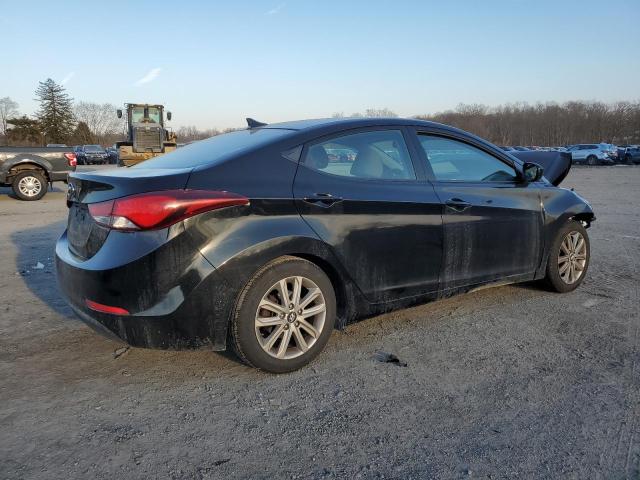 KMHDH4AE0EU029344 - 2014 HYUNDAI ELANTRA SE BLACK photo 3