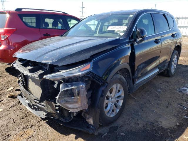 5NMS23AD5KH031057 - 2019 HYUNDAI SANTA FE SE BLACK photo 1