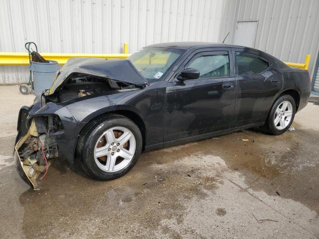 2B3KA43H28H240027 - 2008 DODGE CHARGER BLACK photo 1