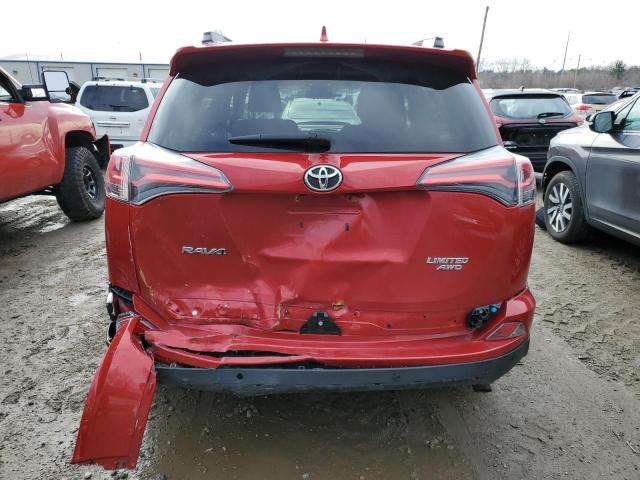 2T3DFREV4GW522693 - 2016 TOYOTA RAV4 LIMITED RED photo 6